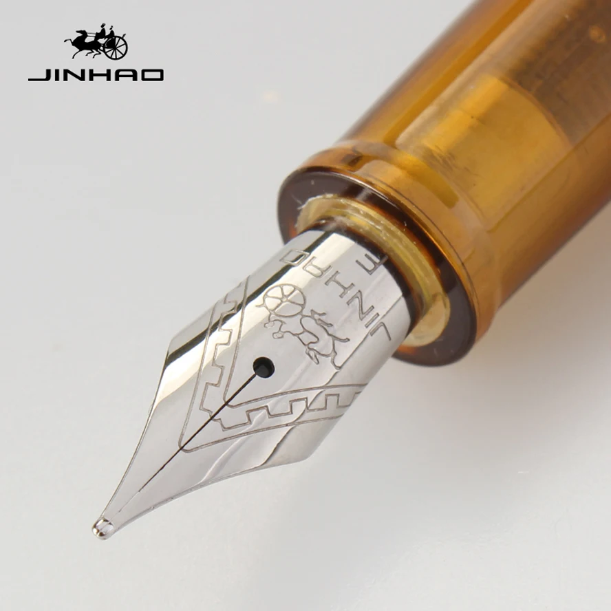 6 шт. в наборе высокое качество перьевая ручка Jinhao 992 прозрачные чернильные ручки