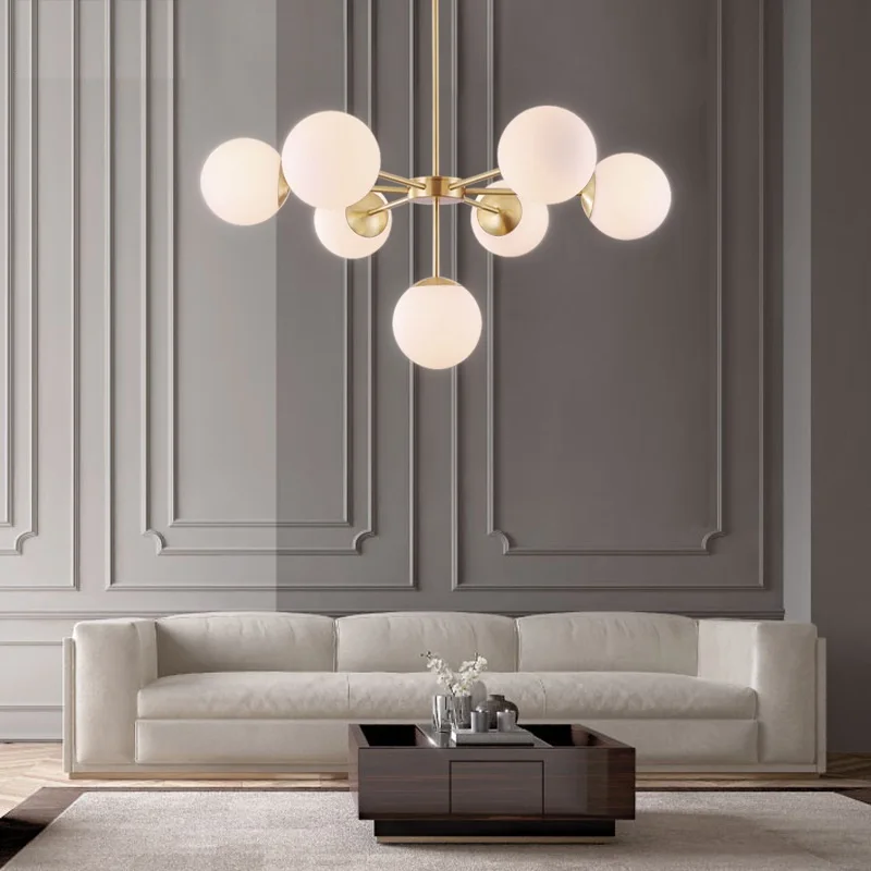 Kopen LukLoy Moderne Kroonluchter Hanger Glazen Bal Hanglampen Suspension Verlichting Armatuur Globe Lamp Moderne Keuken Loft Verlichtingsarmaturen