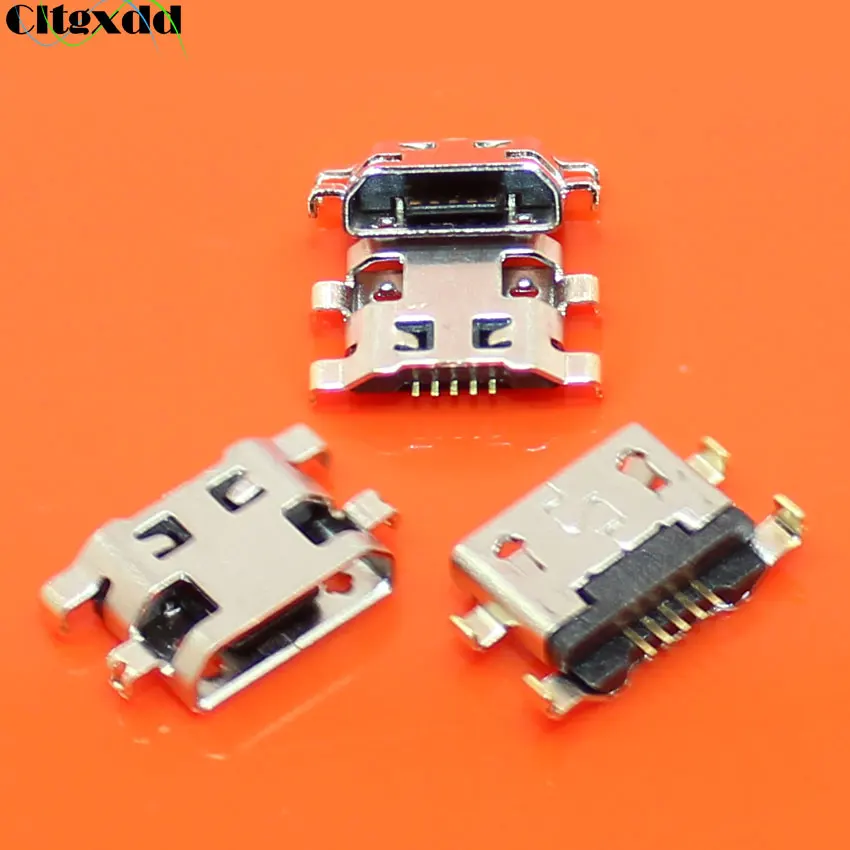 10 шт. разъем Micro USB 5 контактный порт для зарядки Lenovo A708t S890 Alcatel 7040N Huawei G7
