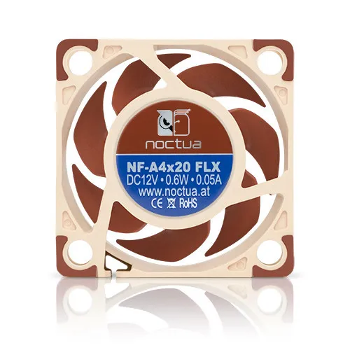 Вентилятор охлаждения для компьютера Noctua вентилятор 40X40X20mm FLX 40mm 5000 RPM 14 9