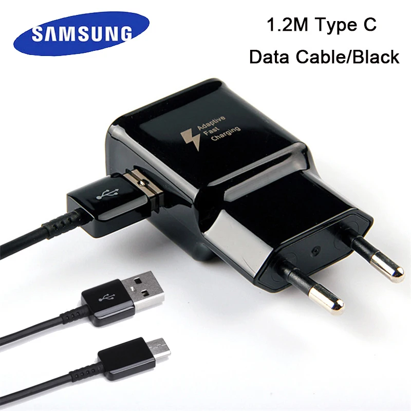 USB Type-C быстрое Адаптивное зарядное устройство Samsung для смартфонов GalaxyS8 + S9 Note8 с
