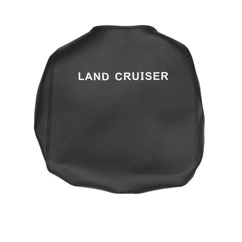 Черный Для Toyota Land Cruiser 200 LC200 2008 2009 2010 2011 2012 2013 Кожаный Автомобильный подлокотник чехол Крышка - Название цвета: Черный