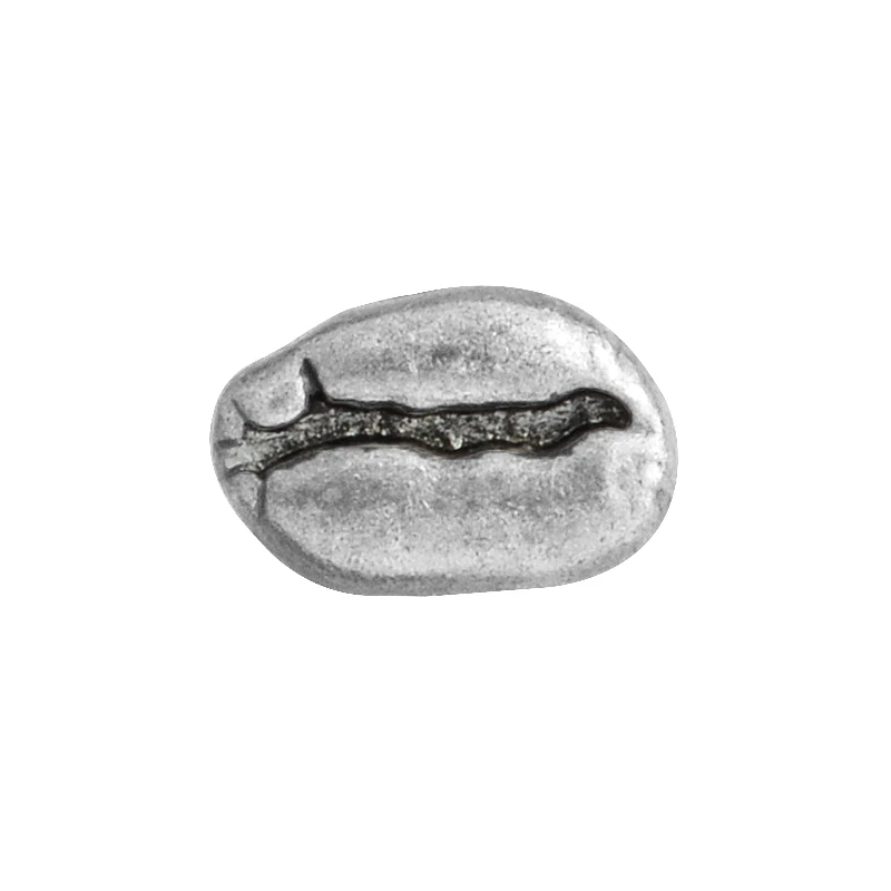 silver Концентрированная кофейная бобы брошь из сплава Ретро 4 цвета кофейные бобы кофейные влюбленные булавка значок мужские и женские подарки - Окраска металла: silver