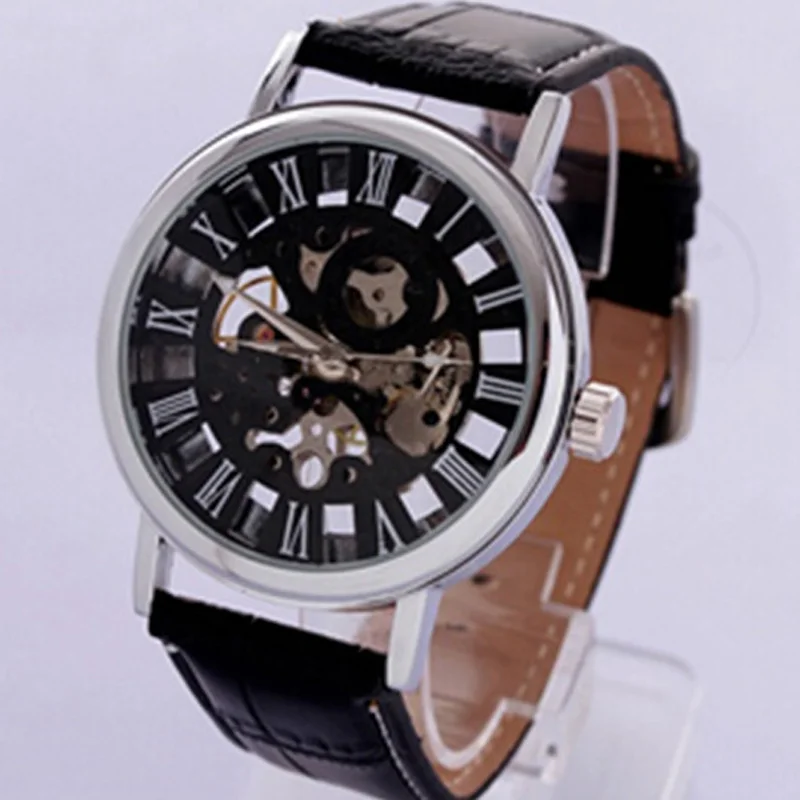 Модные кожаные механические часы автоматические для мужчин|watch cell phone camera|watch mpwatch