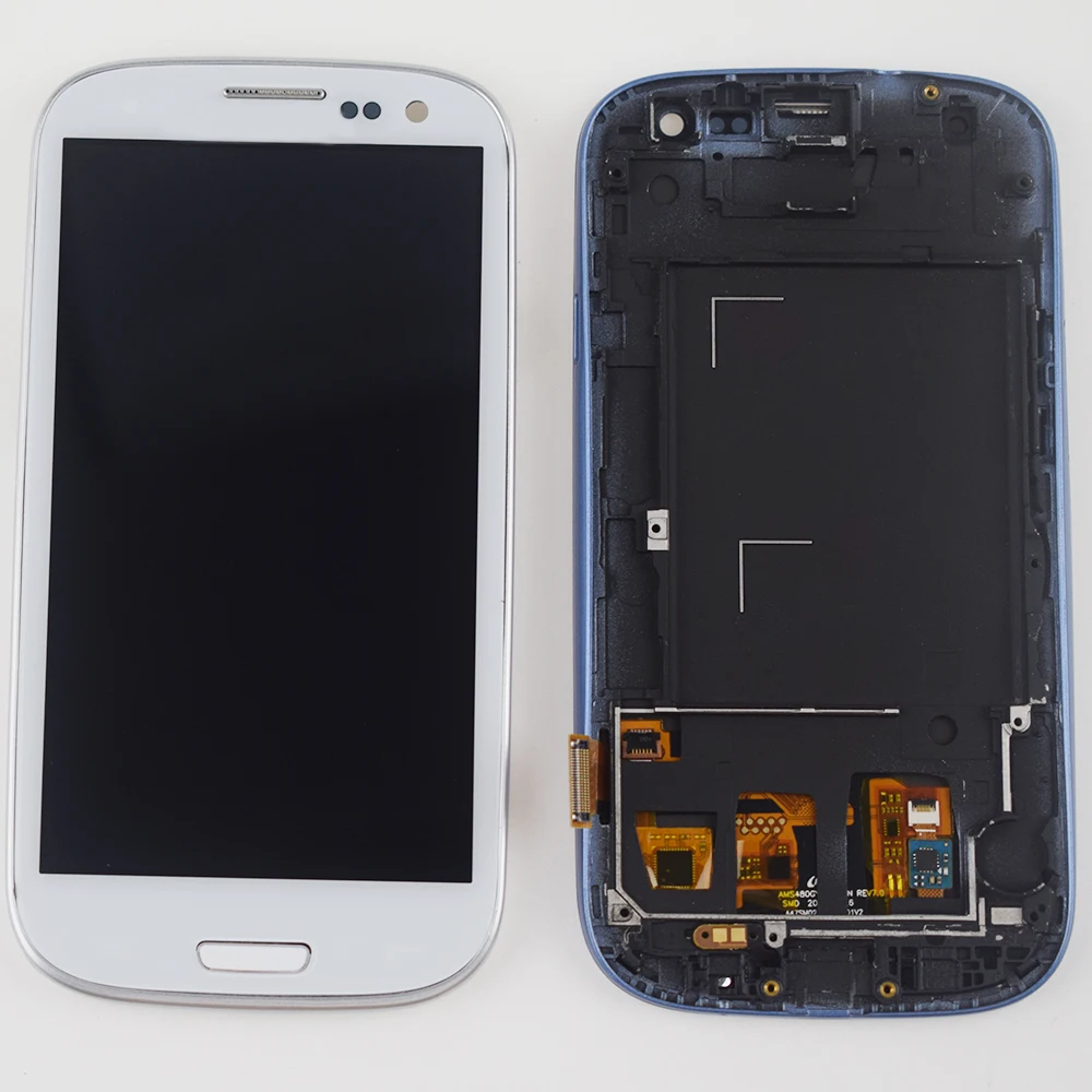 I9300 дисплей для Samsung Galaxy S3 LCD кодирующий преобразователь сенсорного экрана в сборе