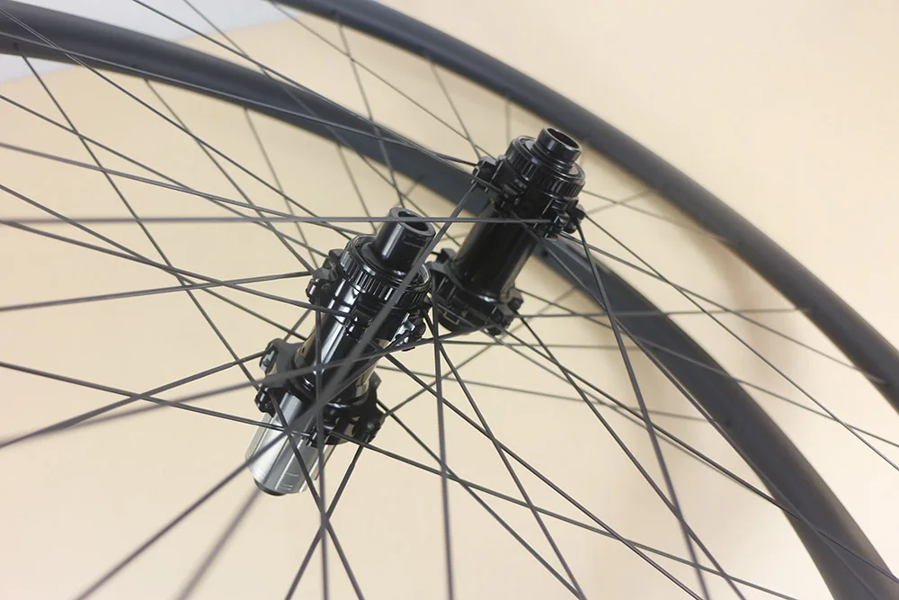 38mm Tubeless wheelset 25mm wide clincher road disc bike wheel Straight pull CenterLock hub 24 spoke holes front 15mm rear 142mm|disc wheels|bike