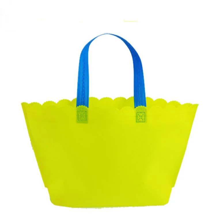 20 шт./лот Пользовательский логотип печать Нетканая складная сумка для покупок|non