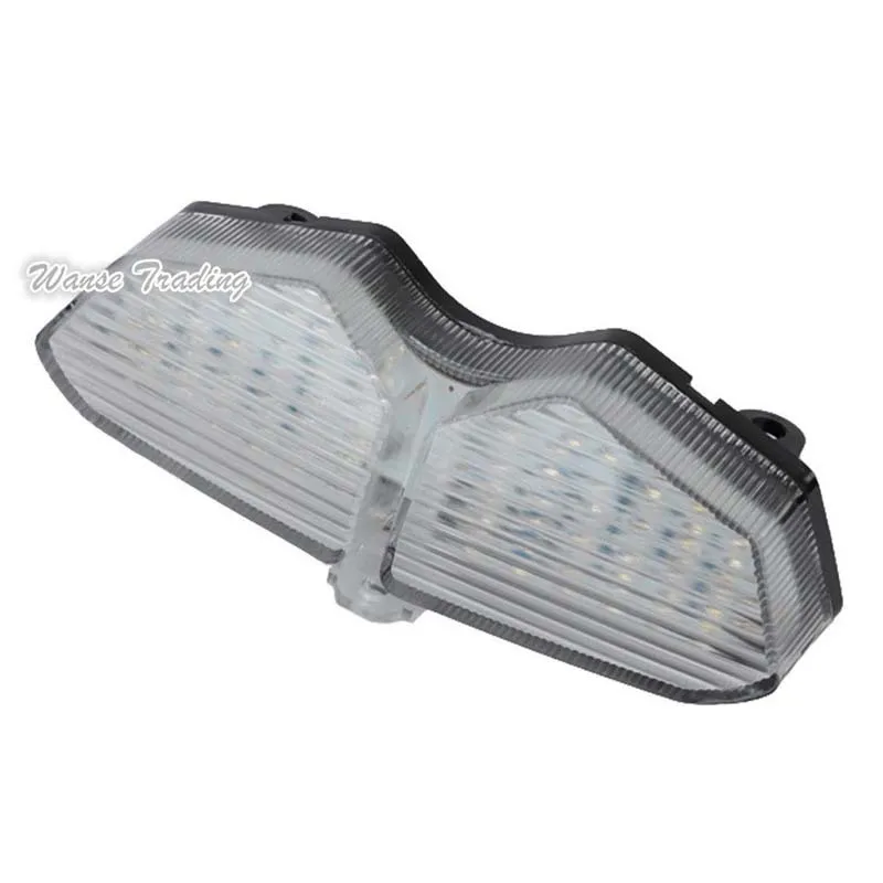 Waase для Yamaha YZF R6 2003 2004 2005 задний светильник стоп поворотники Встроенный светодиодный светильник - Цвет: Clear Lens