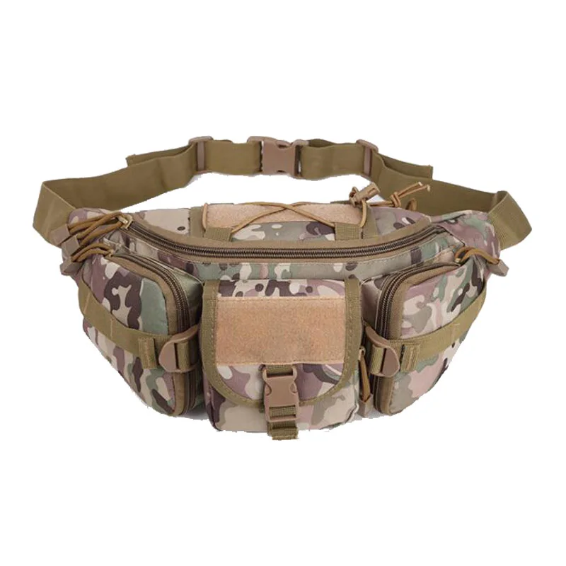 Tactical Molle Waist Bag Military Belt Pouch Pack Running Riding Travel Pocket Outdoor Sport Camping Hiking Hunting Accessories | Спорт и