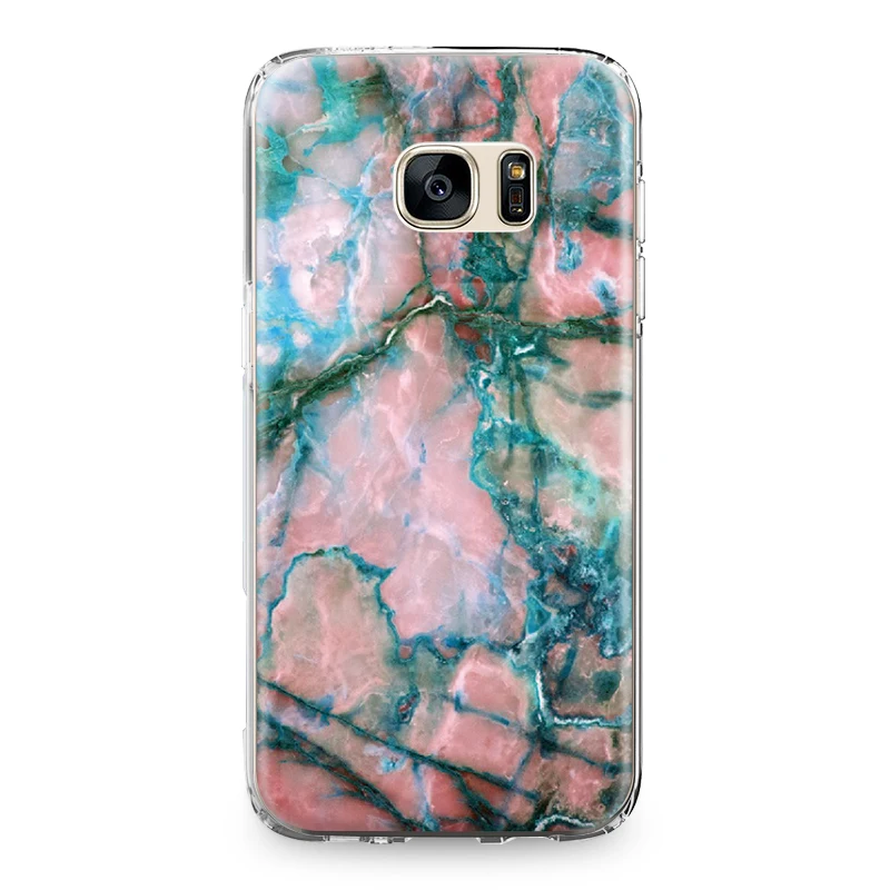 Для Samsung Galaxy J3 J5 J7 A3 A5 A8 2015 2016 2017 2018 силиконовый чехол Геометрическая линия мрамор