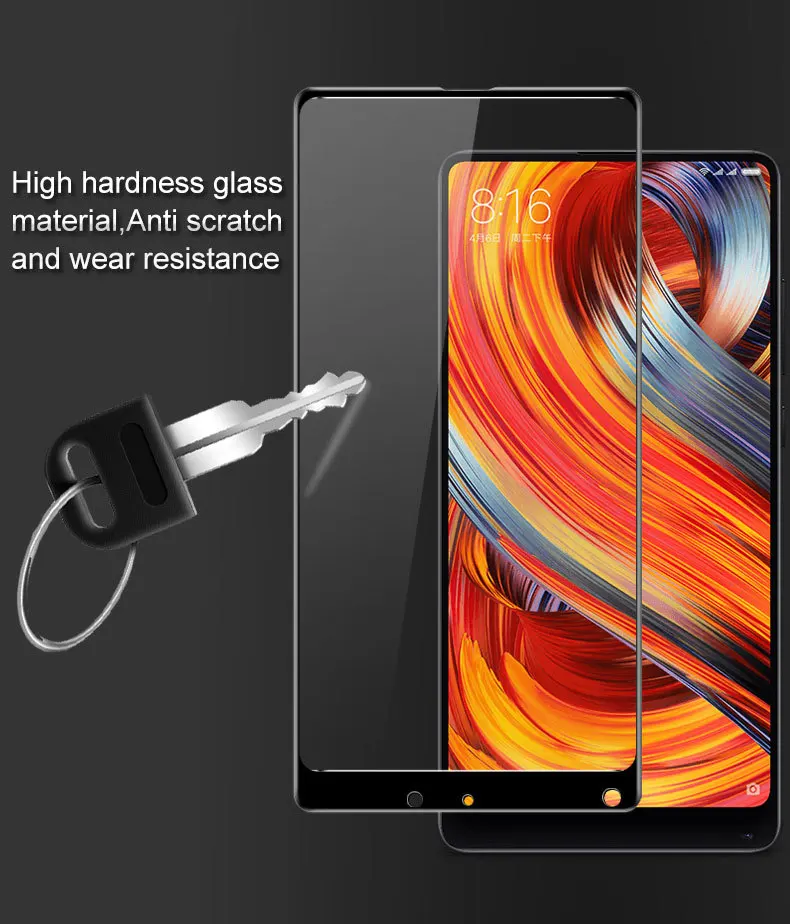 Для Xiaomi Mi Mix 2S защитное стекло IMAK Pro+ версия Полный Клей закаленное стекло для Xiaomi Mi Mix 2 2s