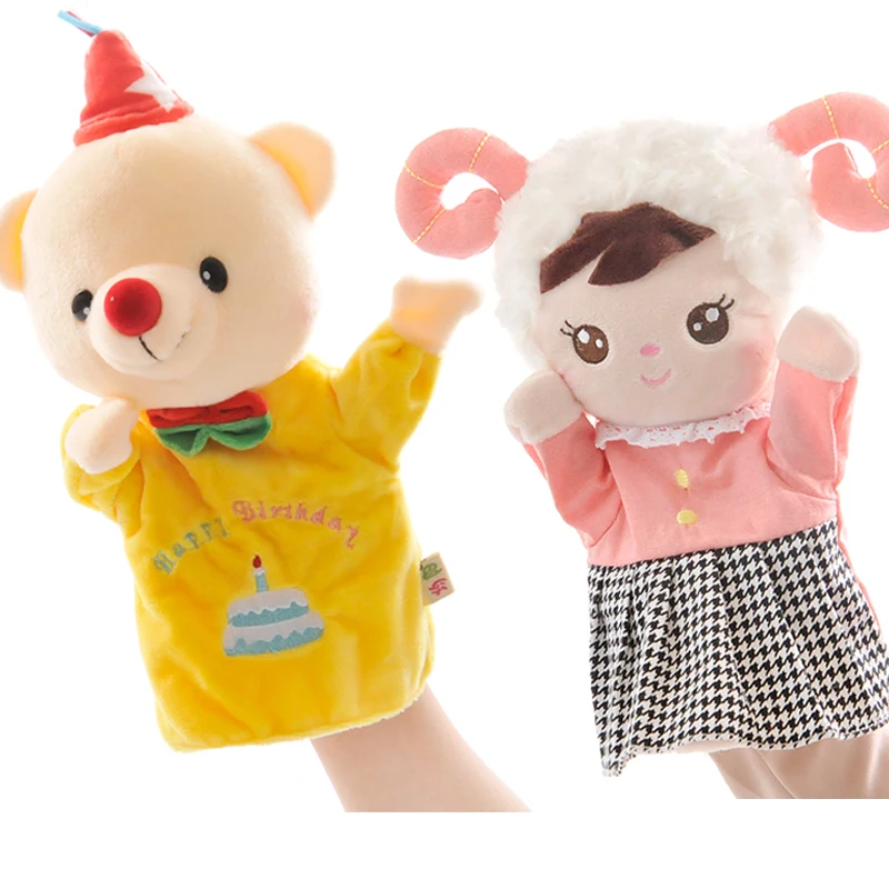 Милый медведь животных ручной Куклы Мягкие Kawaii Овцы плюшевые Adroble слон мягкие