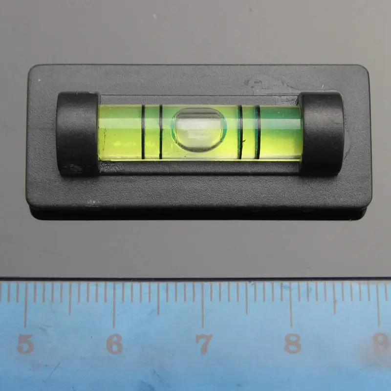 (100 шт./лот) Мини транспортир Пузырькового Уровня маленький дух с магнитом для ТВ