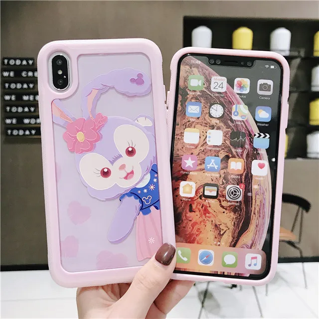 Медведь Даффи стеллалу шаблон чехол для телефона iPhone XS MAX XR X 8 7 6 6s Plus матовый рельефный PC жесткий чехол