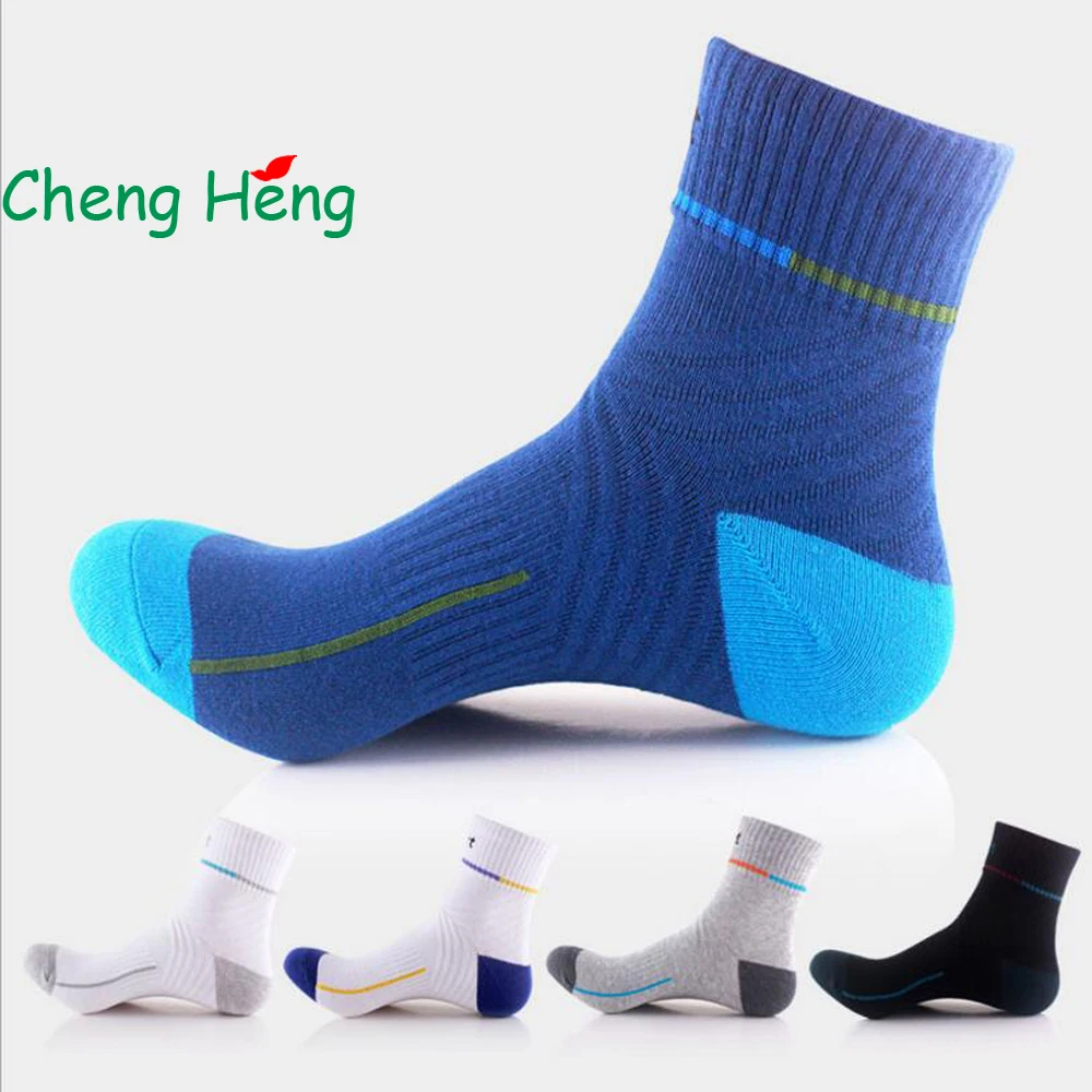 Новинка лидер продаж мужские хлопковые носки CHENG HENG 20 цветов модные повседневные