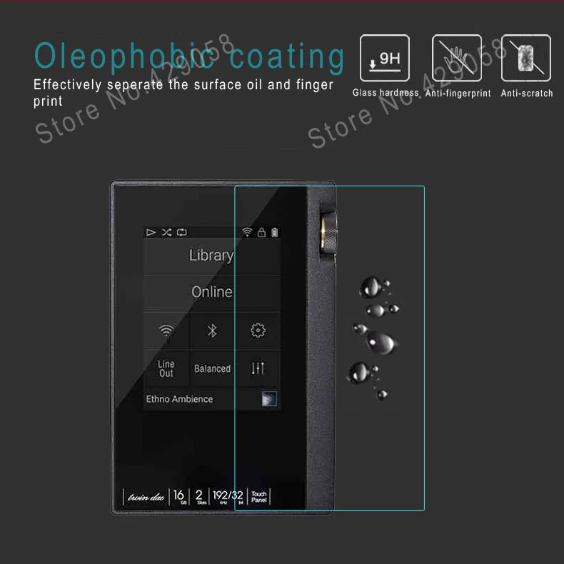 Защитная пленка для экрана из закаленного стекла ONKYO DP S1 / Pioneer XDP 30R|Защитные