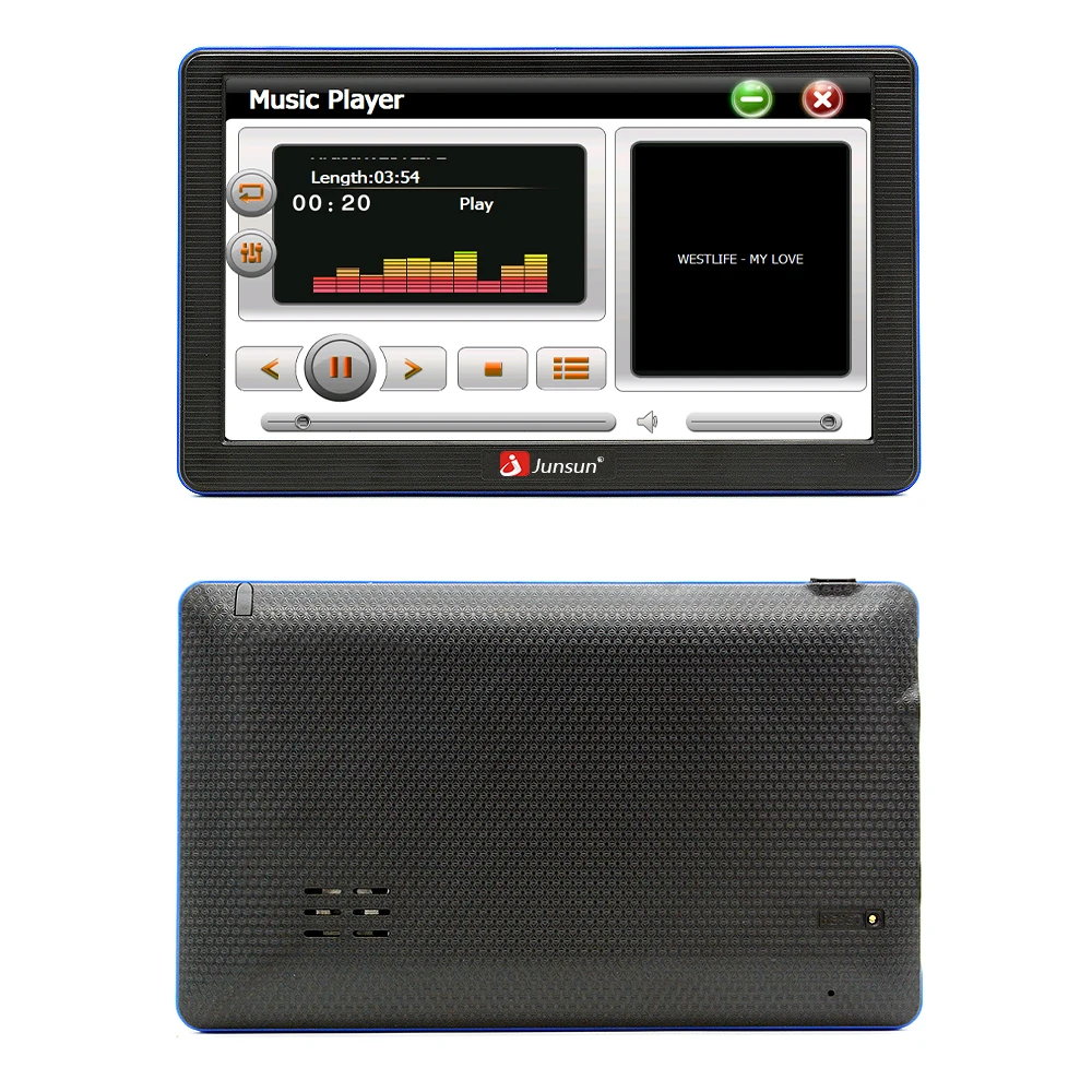 Навигаторы junsun 7 дюймов hd автомобильный gps навигации fm mp3/mp4 плееры навител/европа