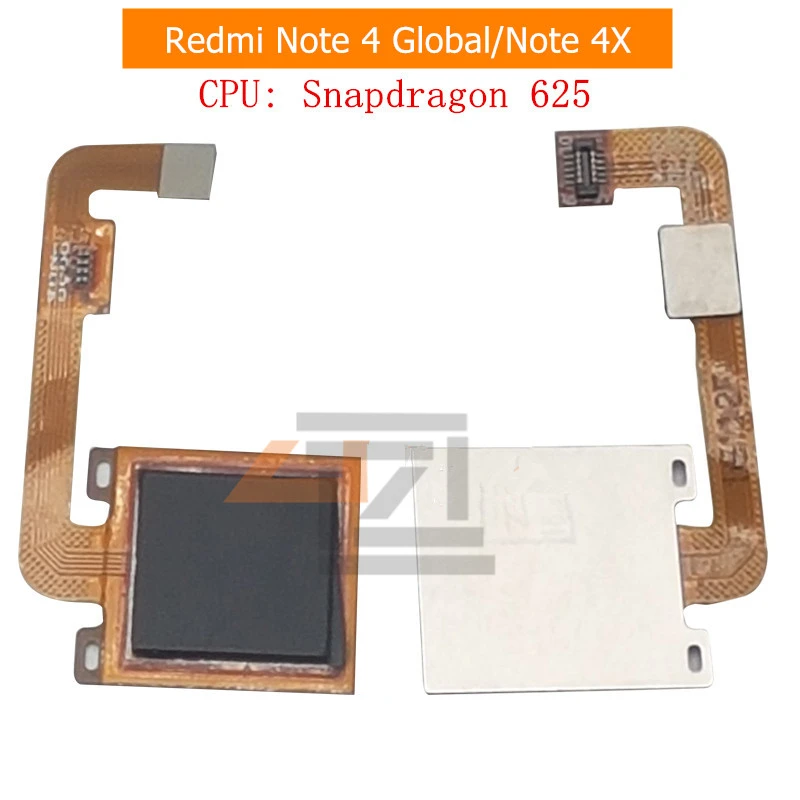 Гибкий кабель для Xiaomi Redmi Note 4 Global/ 4X 3 ГБ с датчиком отпечатка пальца сенсорная ID
