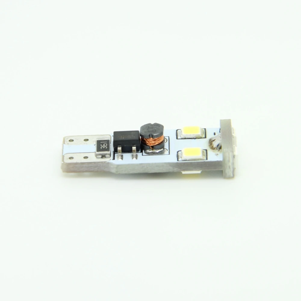 2шт Bosmaa T10 Canbus 6SMD2835 светодиодный фонарь для парковки или номерного знака ширина