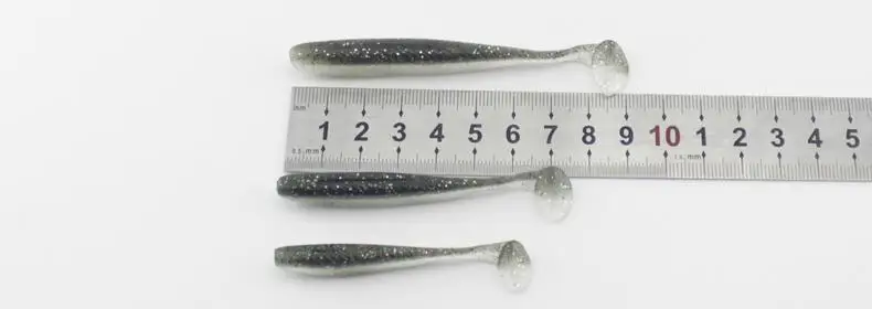 W& K брендовая мягкая Рыбная ловля приманки 6 см 15 шт./пакет River Рыбная ловля мягкие Пластик приманки живец Булавки хвост минтай сибаса Горячая# J1601-060