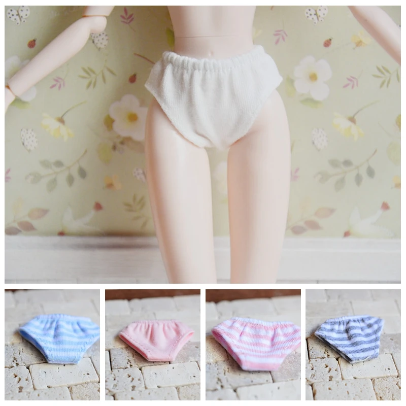 1 шт. разноцветное нижнее белье полосатые трусы для кукол Blyth Azone Momoko Liccca Barbis