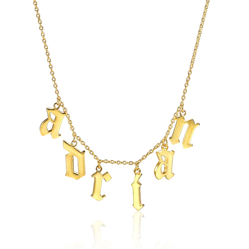 Ожерелье с кулоном из серебра 925 пробы именем | Украшения и аксессуары