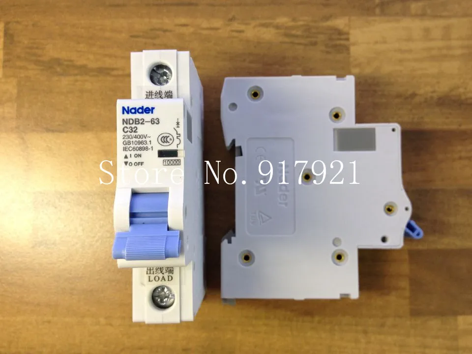 

[ZOB] Nader letter NDB2-63 C32 miniature circuit breaker 1P32A unipolar air switch to ensure genuine --12pcs/lot