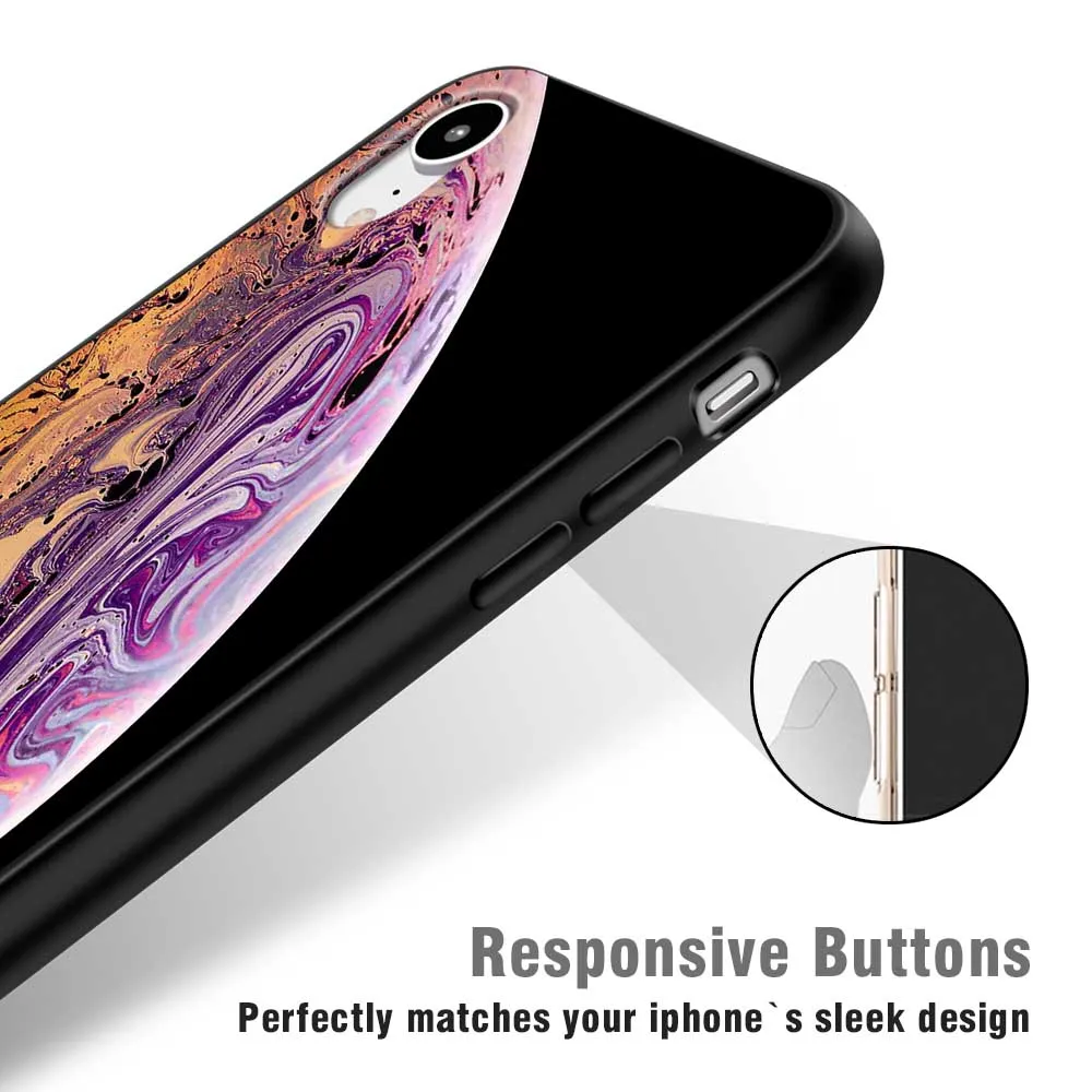 NYFundas для iphone XS MAX XR X 10 чехол силиконовый Звездный космический блестящий задняя