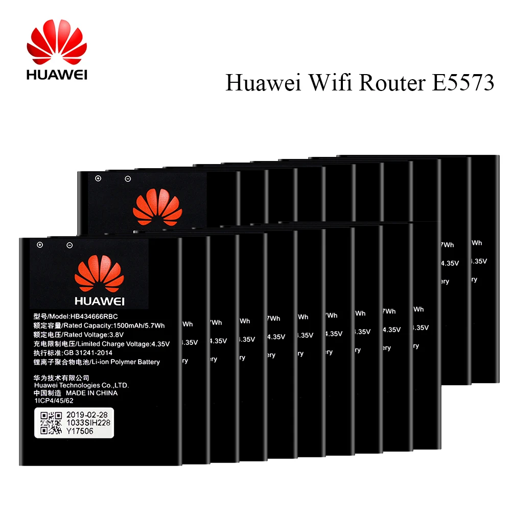 

20Pcs/Lot HB434666RBC for Huawei Wifi Router E5573 E5573S E5573s-32 E5573s-320 E5573s-606 E5573s-806 1500mAh Factory Supply