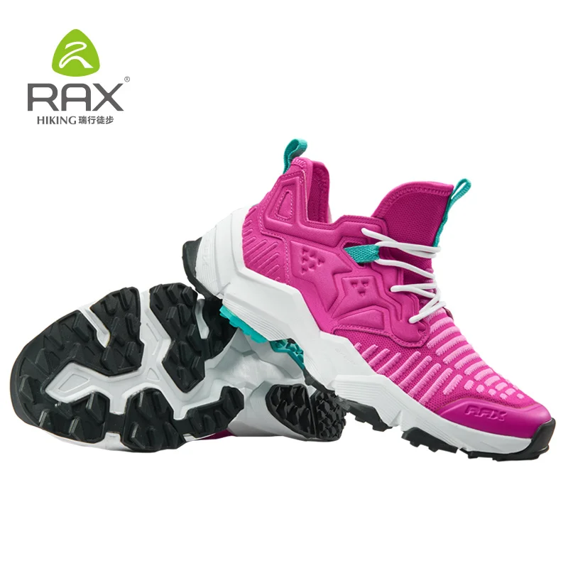 RAX hiking ботинки Для женщин дышащие Прогулочные кроссовки для ношения на улице Mountainer большой Размеры обувь для походов легкие ботинки для ходьбы