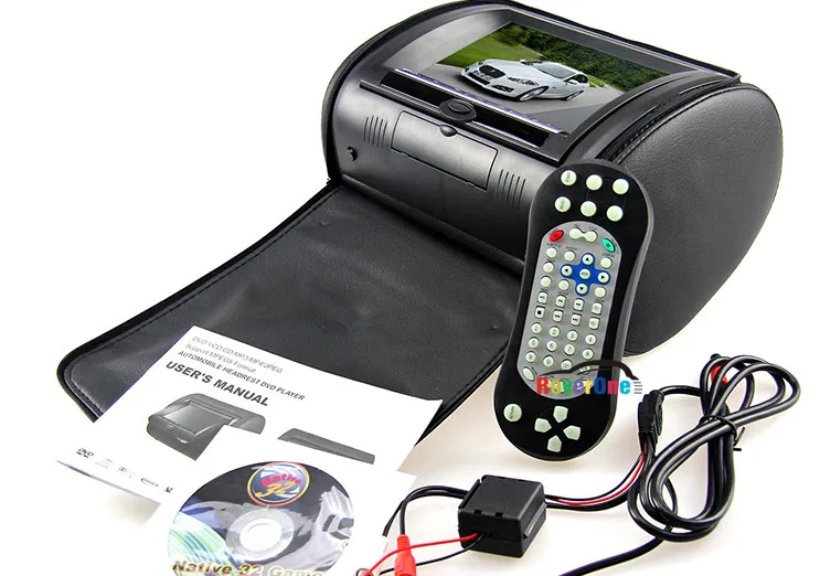 2 шт. X 9 дюймов Автомобильный DVD плеер|headrest monitor|9 inchlcd monitor |