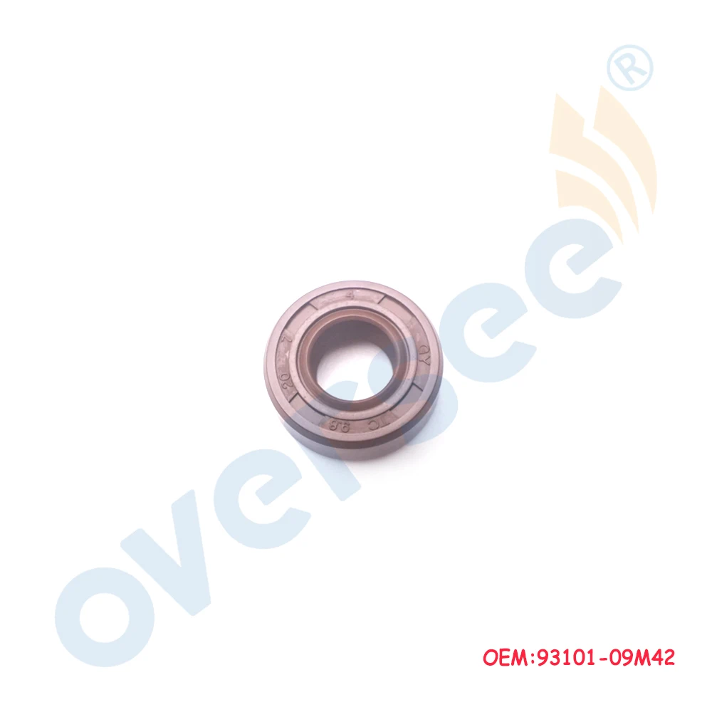 

OVRESEE 93101-09M42 Oil Seal 9.8x20x7 For Yamaha Outboard Motor 3HP 6L5