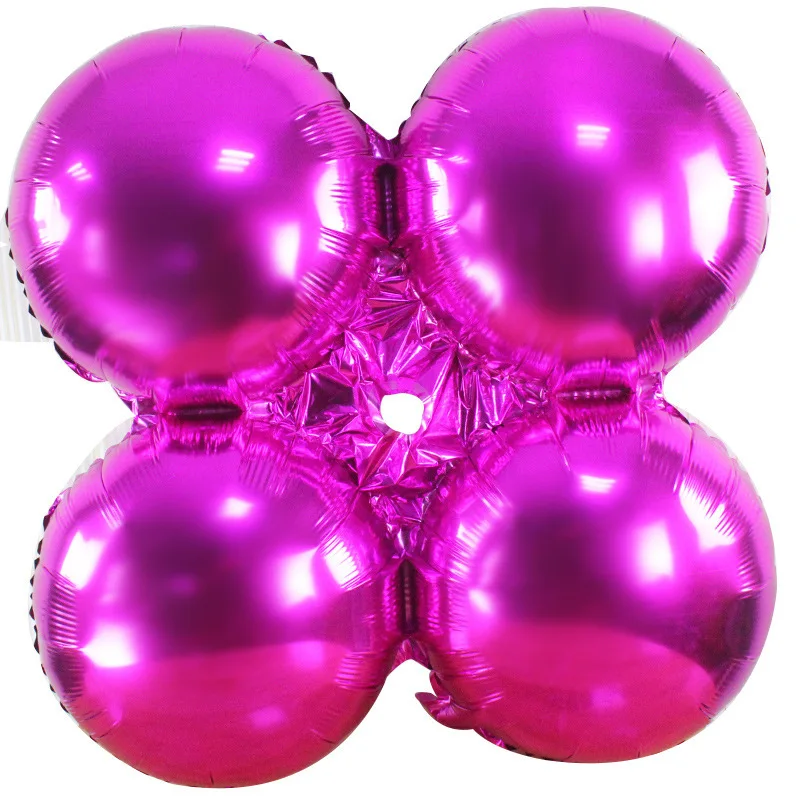 Абрикос 18 дюймов вечерние украшения праздника алюминиевые воздушные шары шарики