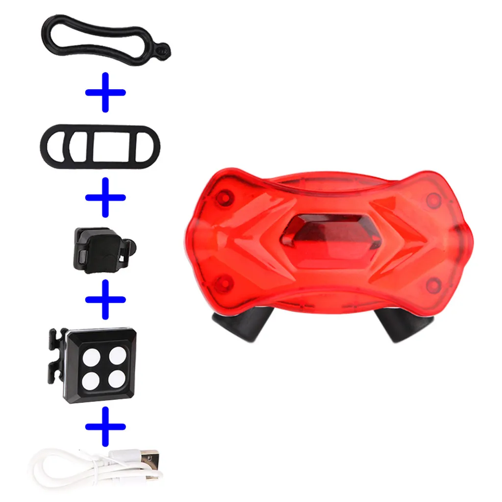 New Wireless remote control of bicycle taillights Bike Rear LED Tail Light USB Remote Control Turn Signals A30520 | Спорт и