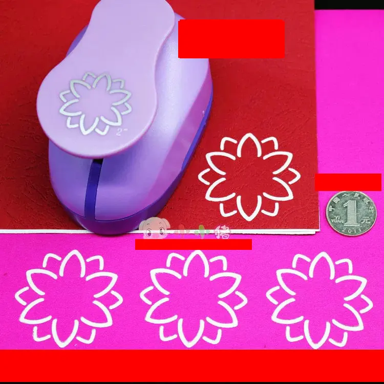 Бесплатная доставка 2 "(5 0 см) 3D форма цветка бумажный пенопласт furador de paper punches craft
