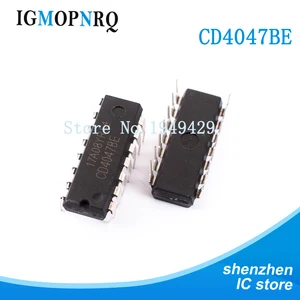 10PCS/lot CD4047BE DIP14 CD4047 Monostable multivibrator CMOS LP Mono/Astable New