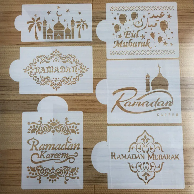 Eid Mubarak мусульманский фестиваль Рамадан торты яркий узор помадка мечеть ИД