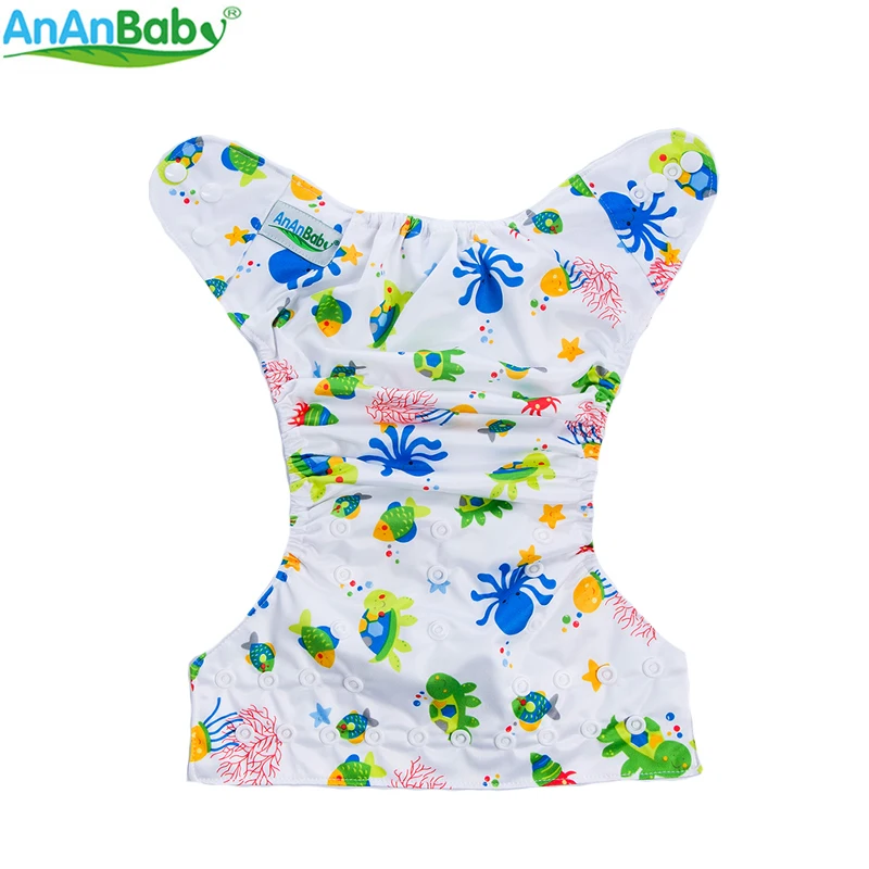 Ananbaby тканевые подгузники детские удобный подгузник Многоразовые карманные с
