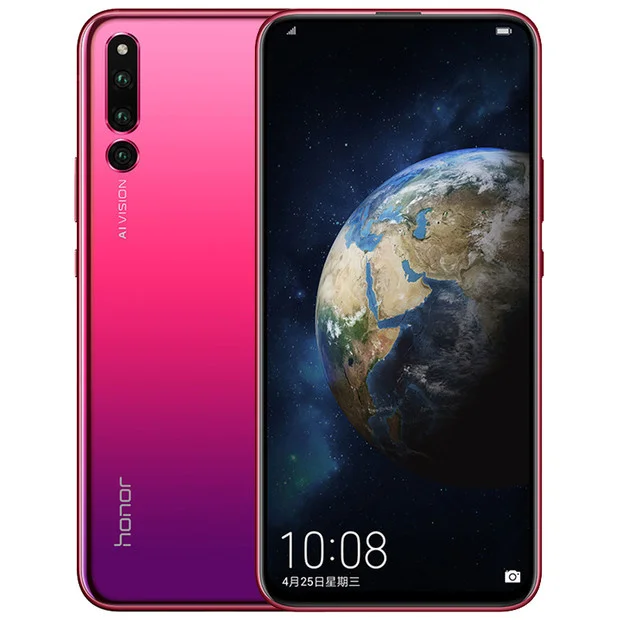 8G 256G Red Honor Magic 2 полноэкранный 6,39 дюймовый смартфон 6 камер распознавание лица+ отпечатков пальцев 3500 мАч 2340*1080 Восьмиядерный 16 Мп+ 24 Мп+ 16 МП - Цвет: 8G 256G Red