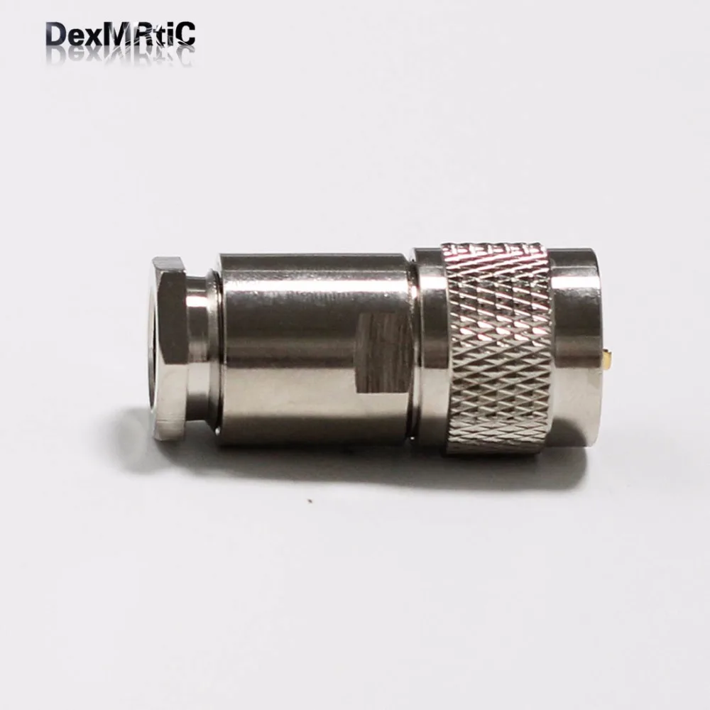 10pcsc UHF male plug   RF Coax Connector   Clamp  RG8,RG213,LMR400  for  Straight  Nickelplated  NEW wholesale