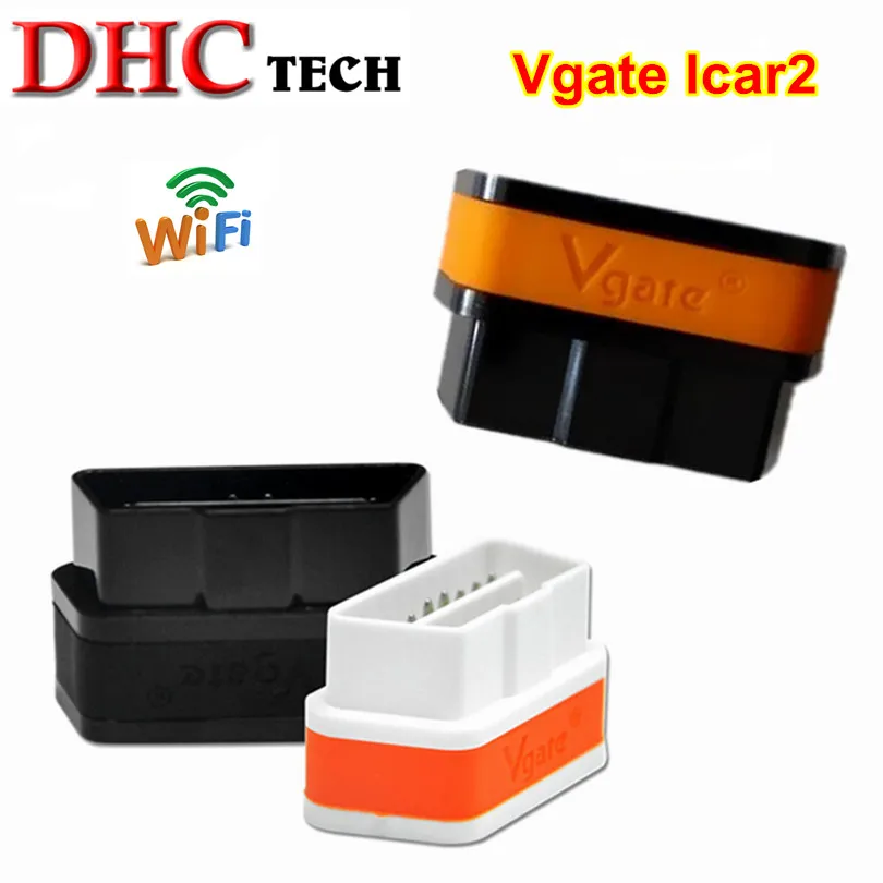 Лучшее качество 6 цветов Vgate Wifi iCar 2 OBDII ELM327 iCar2 wifi vgate OBD диагностический интерфейс