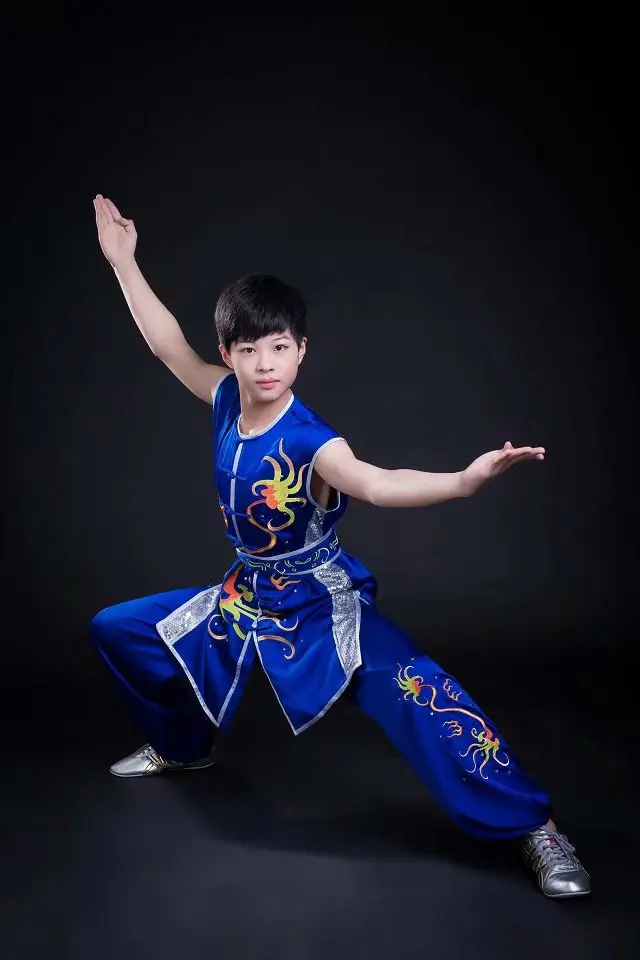 Wushu taichi одежда тайцзи changquan Униформа боевые искусства соревнования вышитые