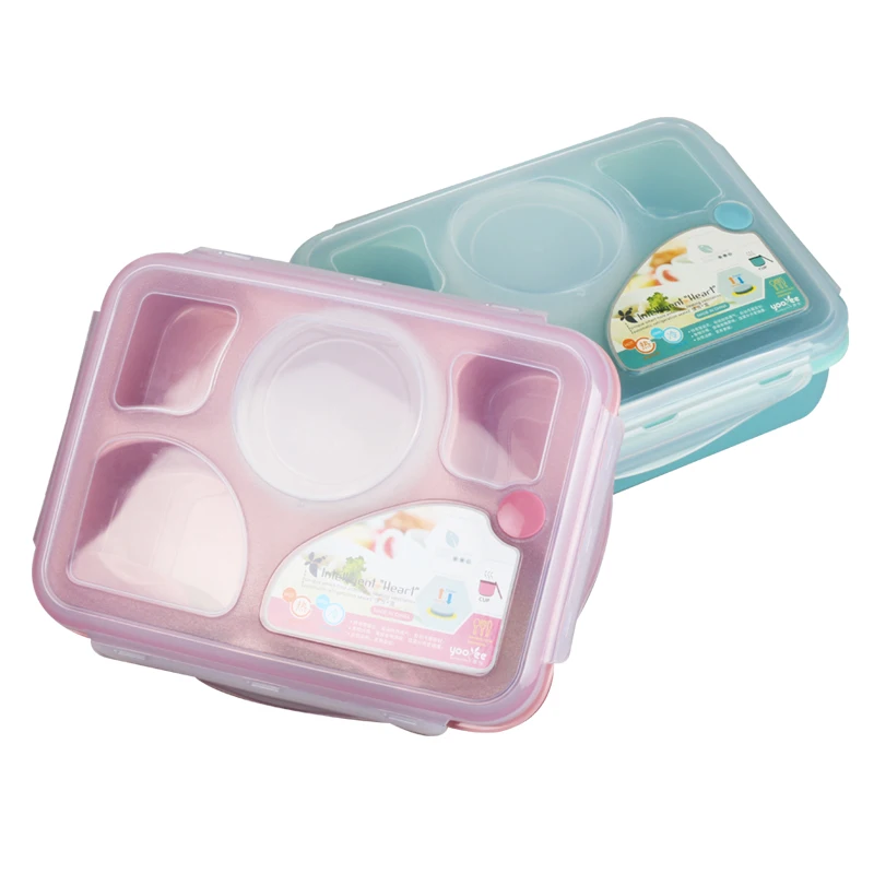 Коробка для ланча Supreme Bento Полностью герметичная коробка еды с 5 отделениями бэнто