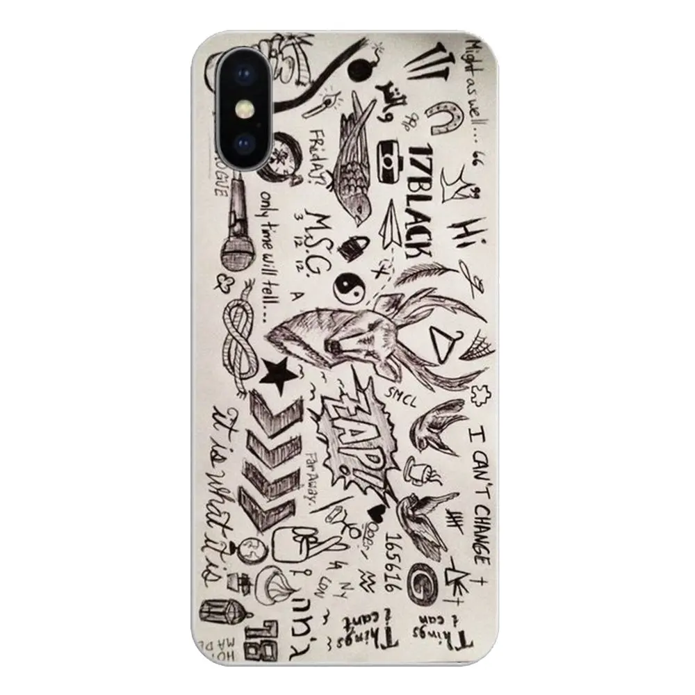 Мягкий прозрачный чехол для LG G7 Q6 Q7 Q8 Q9 V30 X Power 2 3 OnePlus 3T 5T 6T One Direction 1D Tattoos harry styles |