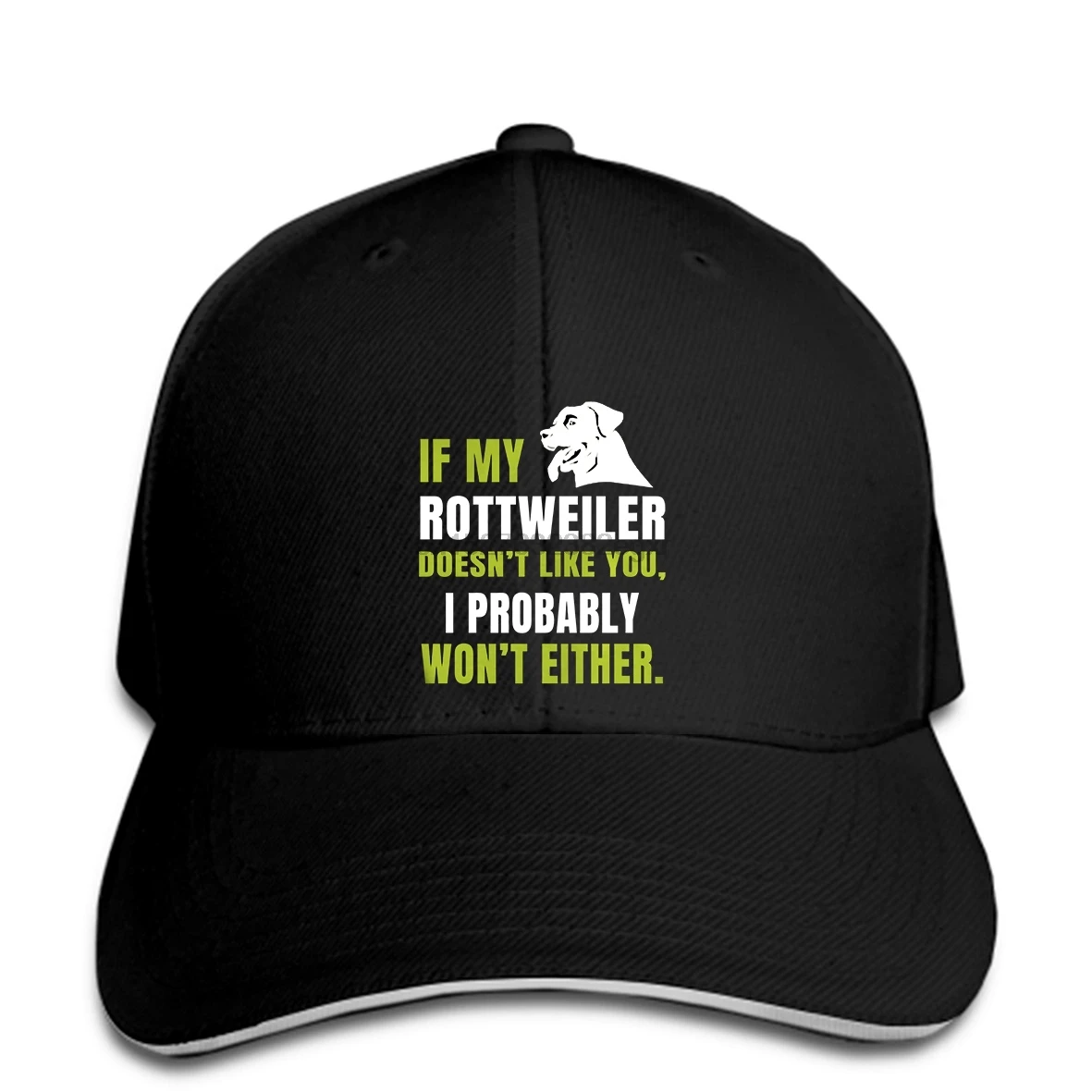 Бейсболка модная мужская бейсболка bioshick Rottweiler - I love Rottweiler- | Аксессуары для одежды
