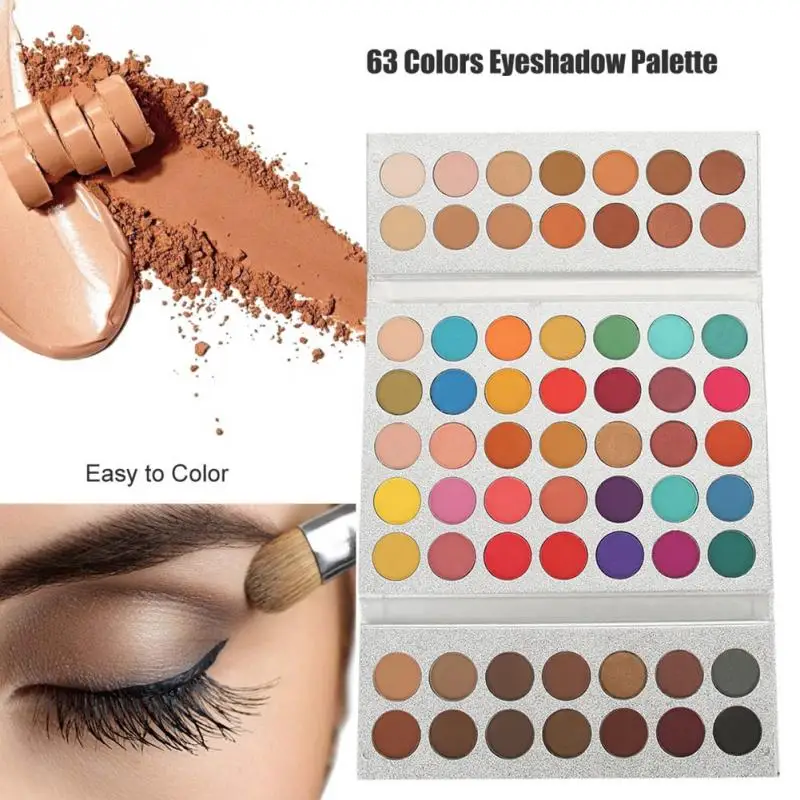 Палетка теней для век Beauty Glazed глиттер макияжа глаз палитра глиттеров матовый
