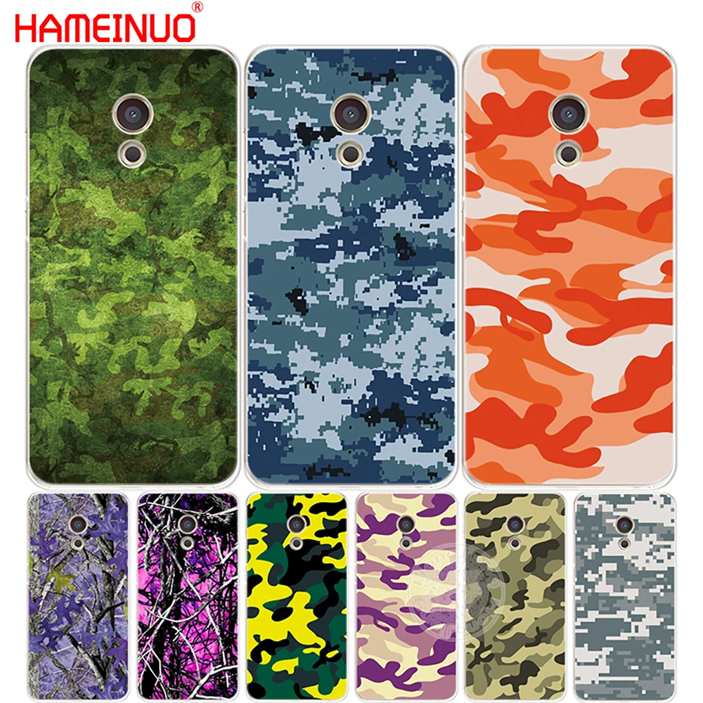 HAMEINUO армейский зеленый камуфляж крышка чехол для телефона Meizu M5 M5S M6 M2 M3 M3S MX4 MX5 MX6 PRO