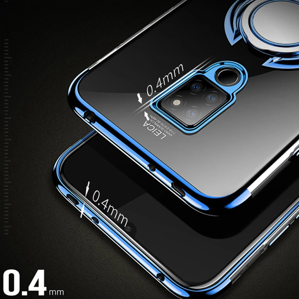 Ультратонкий Прозрачный чехол для телефона huawei P20 mate 10 P10 Lite P30 Pro автомобильный