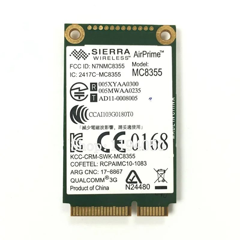 MC8355 Gobi3000 3G WWAN карта HSPA + Модуль Сетевая WCDMA для HP 634400 001 2170p 2560p 8460p 8560w 4540s 6460b 6570b WLAN|hspa