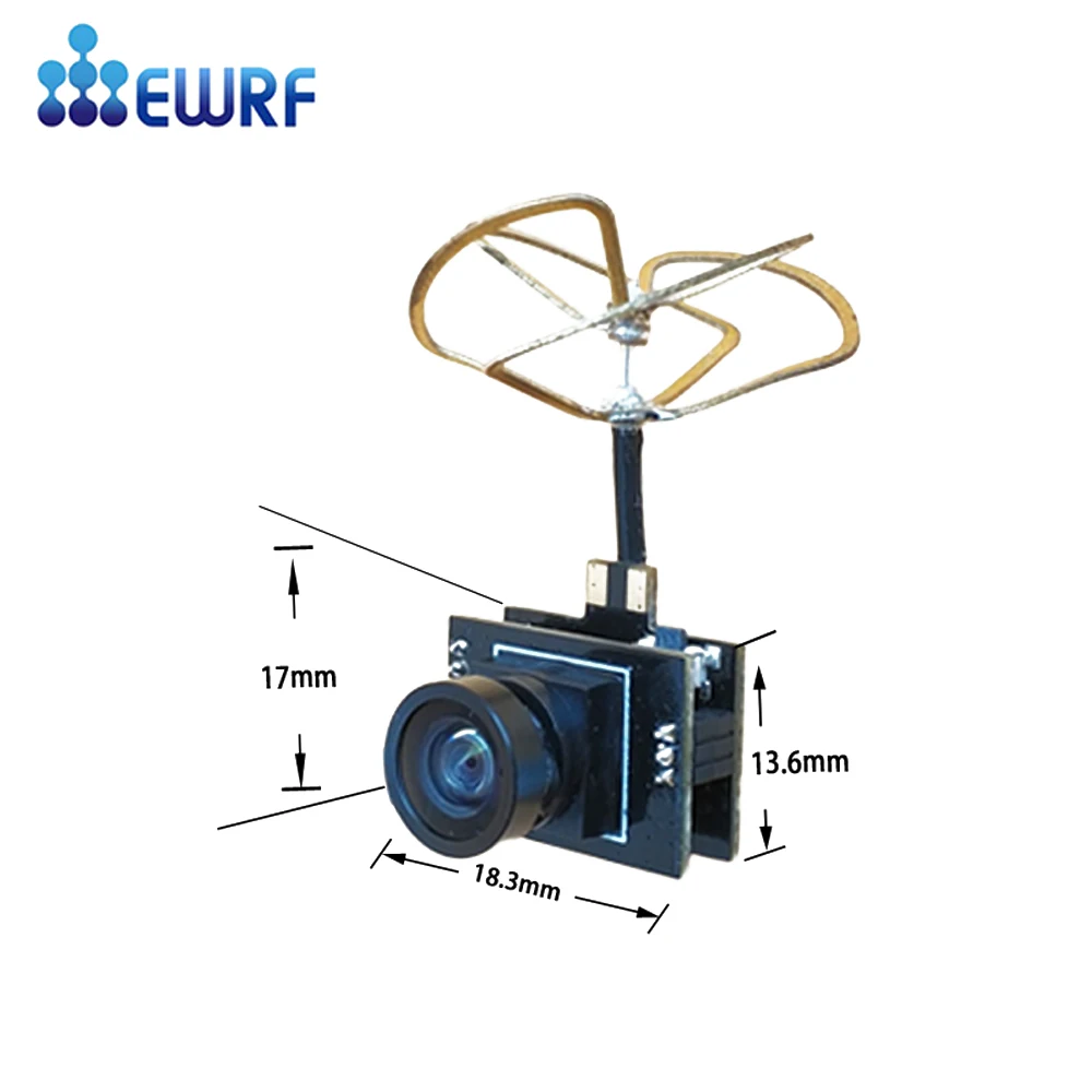 1 шт. EWRF E7082VT 5 8 ГГц 25 МВт/100 МВт/200 МВт Мощность Регулируемый FPV передатчик для 8g